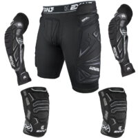 Genouillères Exalt Freeflex Taille L - Protection Paintball Noir Adulte