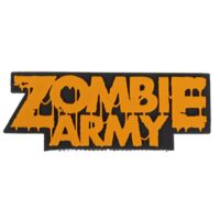Patch PVC Airsoft Zombie Hunter - Licence Royaume-Uni - Vert